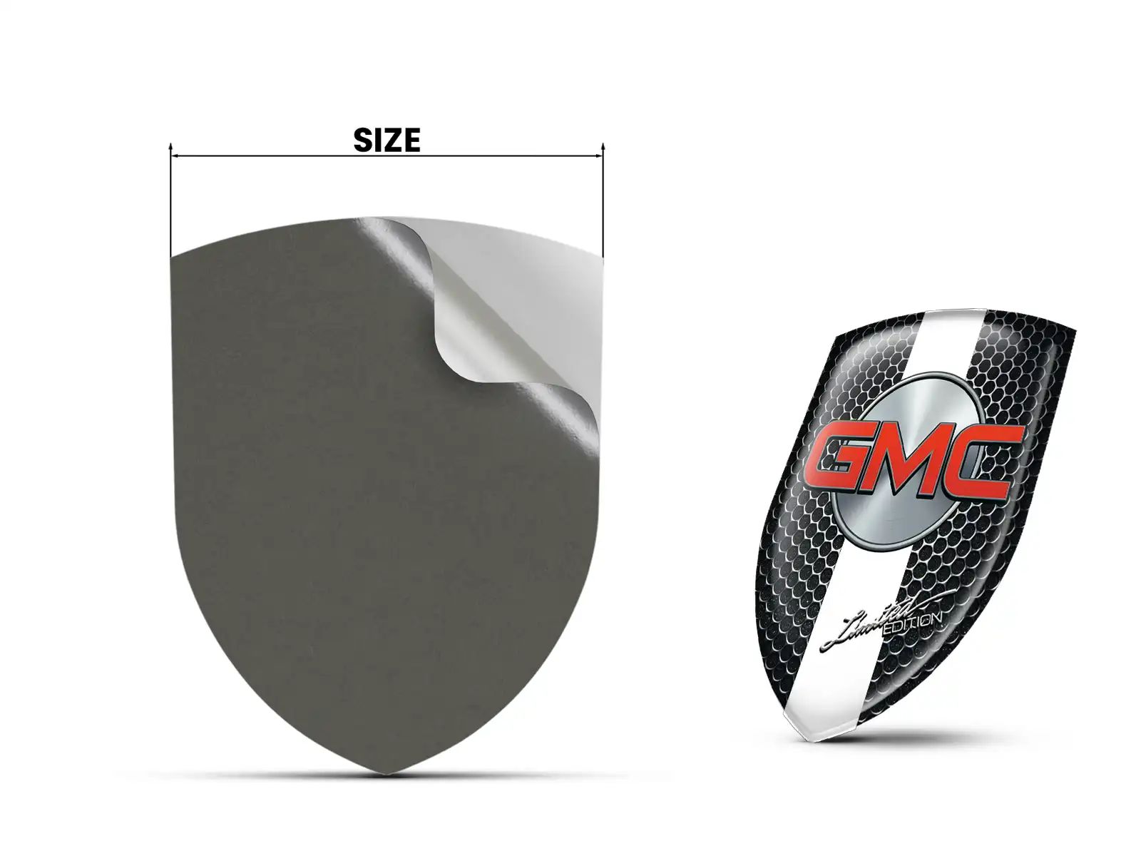 GMC Logosticker Hochwertig Minimal Design Personalisierbar
